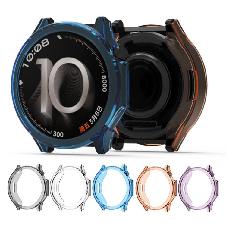 For OPPO Watch X3 Candy Color Half Coverage Hollow TPU Watch Protective Case