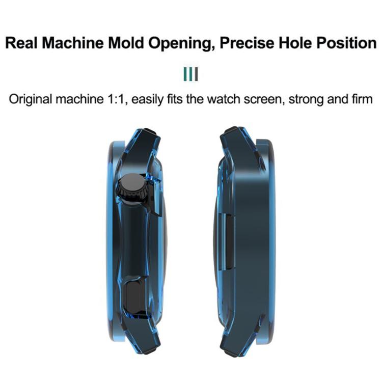 For OPPO Watch X3 Candy Color Half Coverage Hollow TPU Watch Protective Case