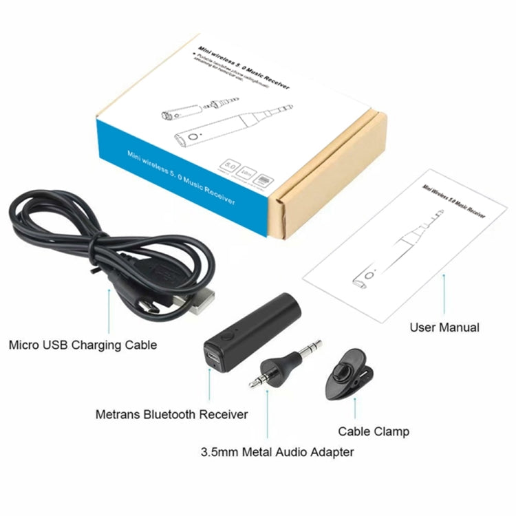 5.0 Bluetooth Receiver Bluetooth Adapter Car Bluetooth Wireless Receiver Hands