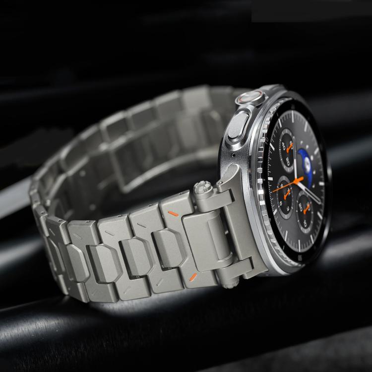 For Samsung Galaxy Ultra 47mm / Ultra 2025 Pathfinder Butterfly Clasp Titanium Alloy Watch Band