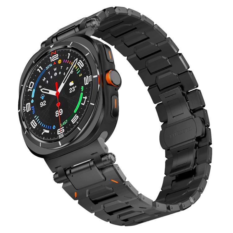 For Samsung Galaxy Ultra 47mm / Ultra 2025 Pathfinder Butterfly Clasp Titanium Alloy Watch Band