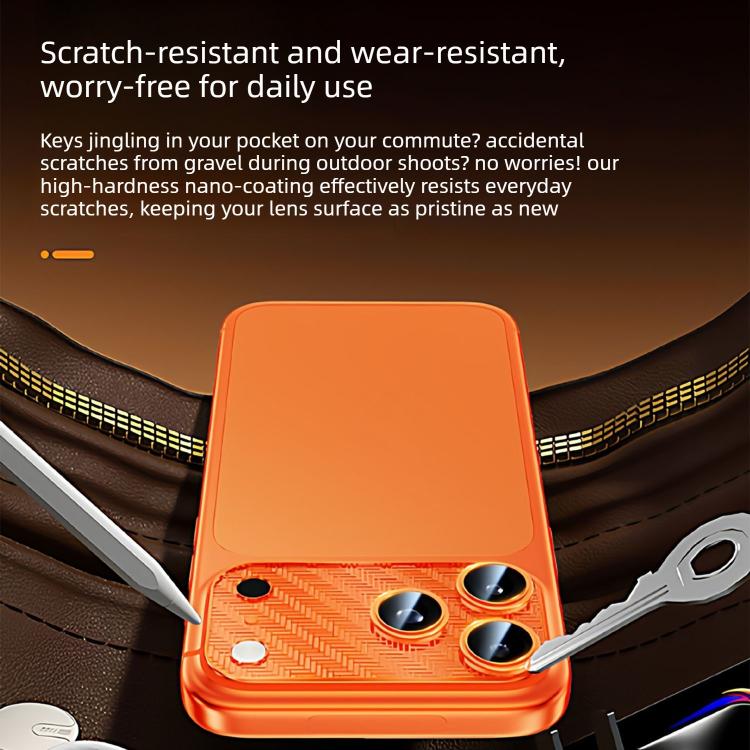 For iPhone 17 Pro Max Cicada Pupa Wing AR Anti-Reflective Titanium Metal Positioning Ring Camera Lens Film