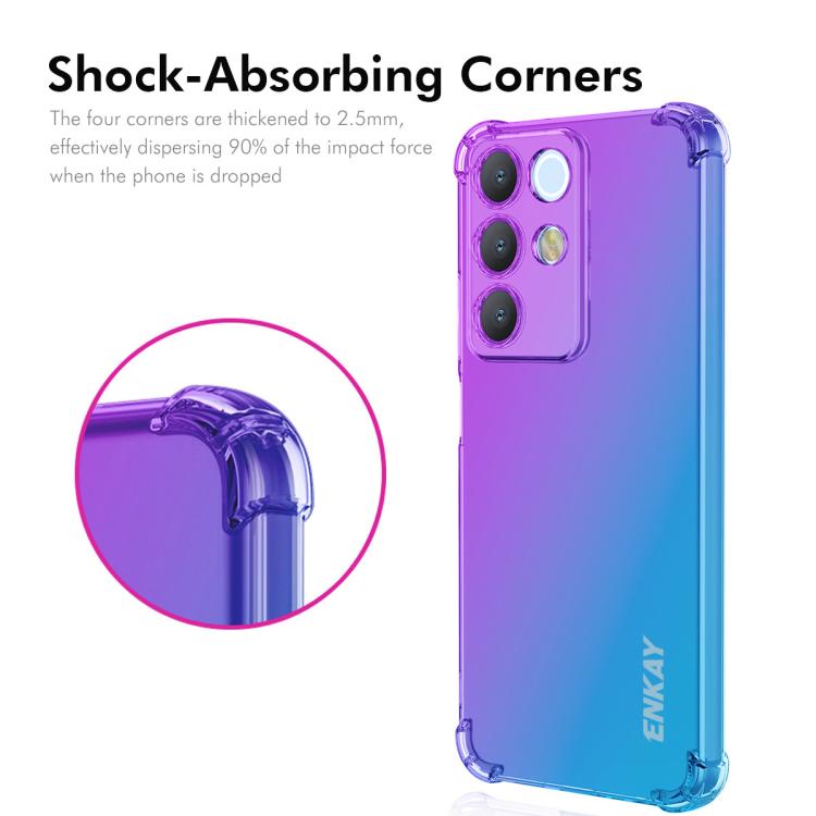 For Realme C85 4G / 15x 5G ENKAY Hat-Prince Gradient Airbag TPU Phone Case
