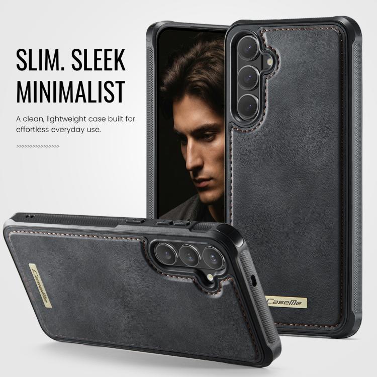 For Samsung Galaxy S26 5G CaseMe C69 Series Magnetic Vegan Leather Back Phone Case