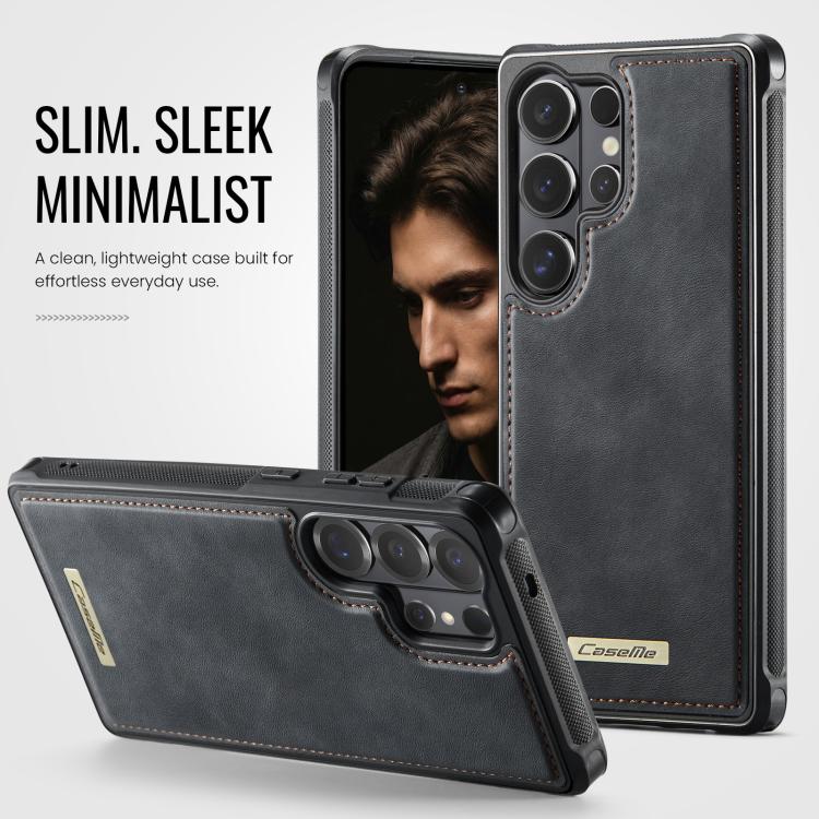For Samsung Galaxy S26 Ultra 5G CaseMe C69 Series Magnetic Vegan Leather Back Phone Case