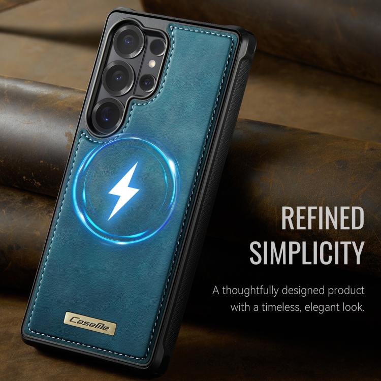 For Samsung Galaxy S26 Ultra 5G CaseMe C69 Series Magnetic Vegan Leather Back Phone Case
