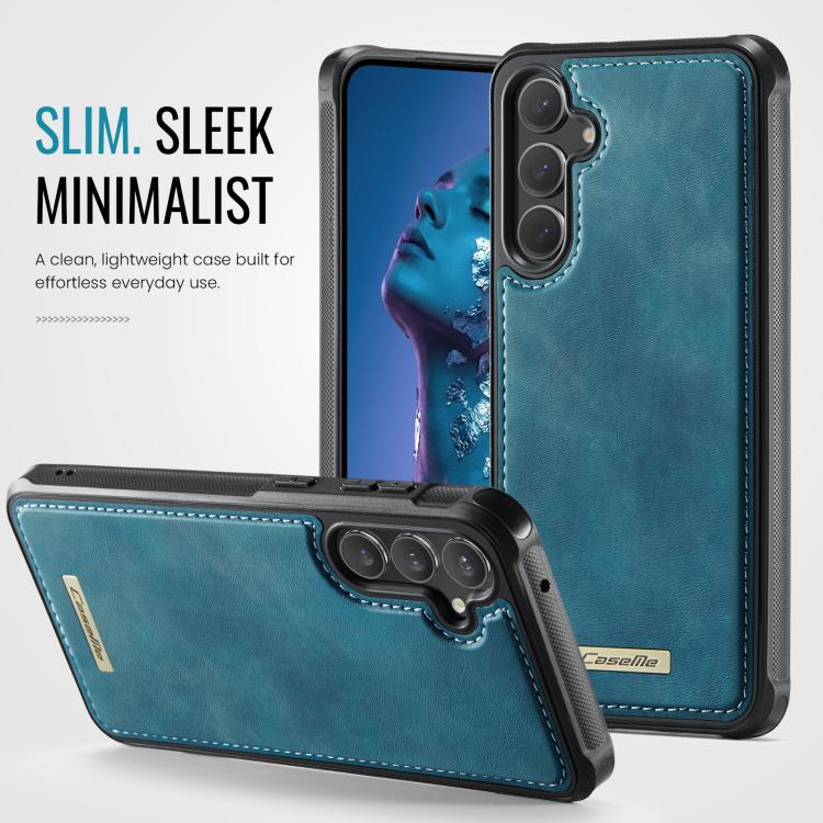 For Samsung Galaxy S23 FE 5G CaseMe C69 Series Magnetic Vegan Leather Back Phone Case