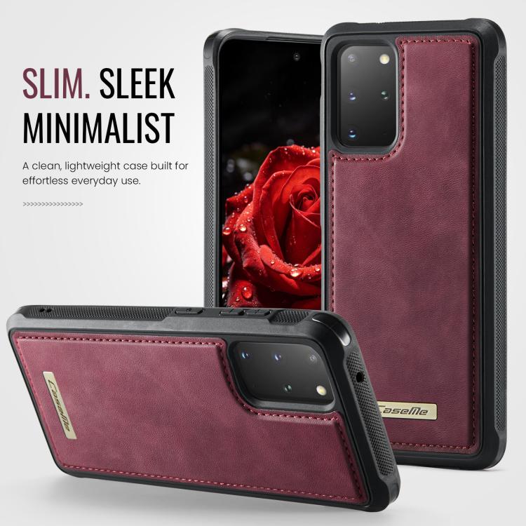 For Samsung Galaxy S20+ CaseMe C69 Series Magnetic Vegan Leather Back Phone Case