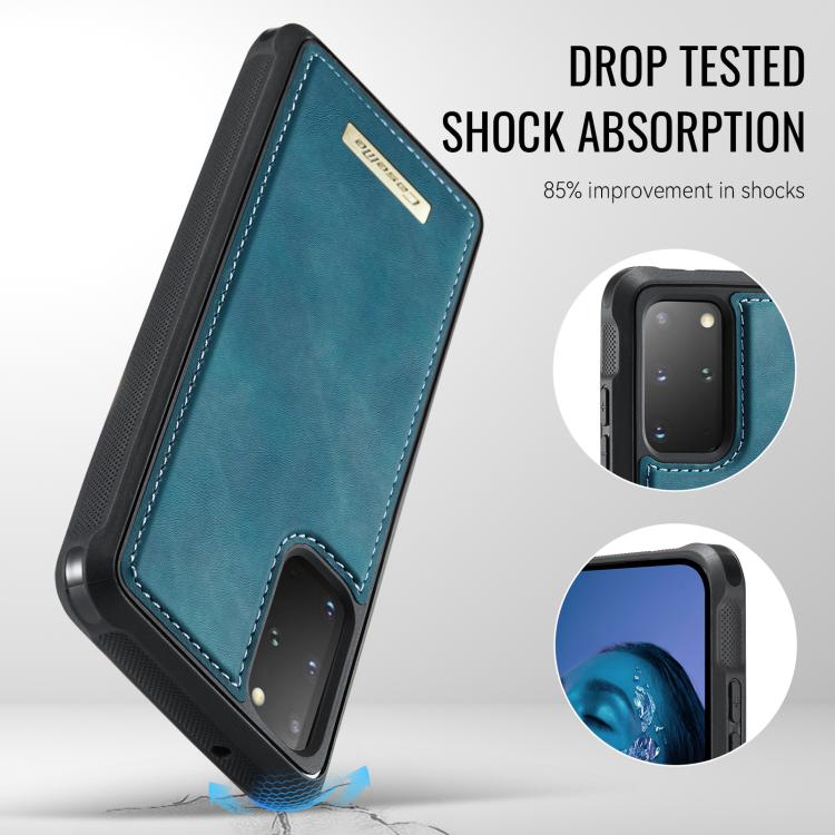 For Samsung Galaxy S20+ CaseMe C69 Series Magnetic Vegan Leather Back Phone Case