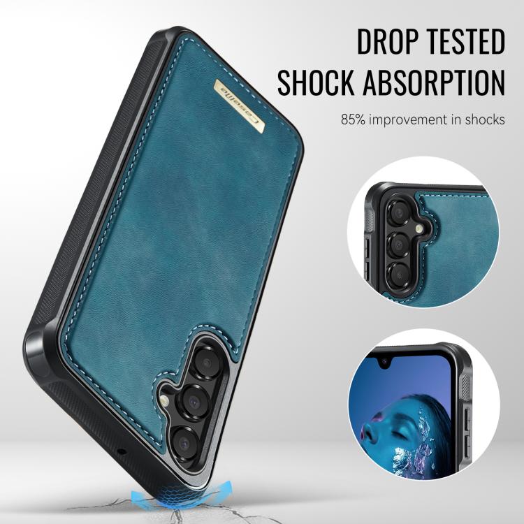 For Samsung Galaxy A15 4G / 5G CaseMe C69 Series Magnetic Vegan Leather Back Phone Case