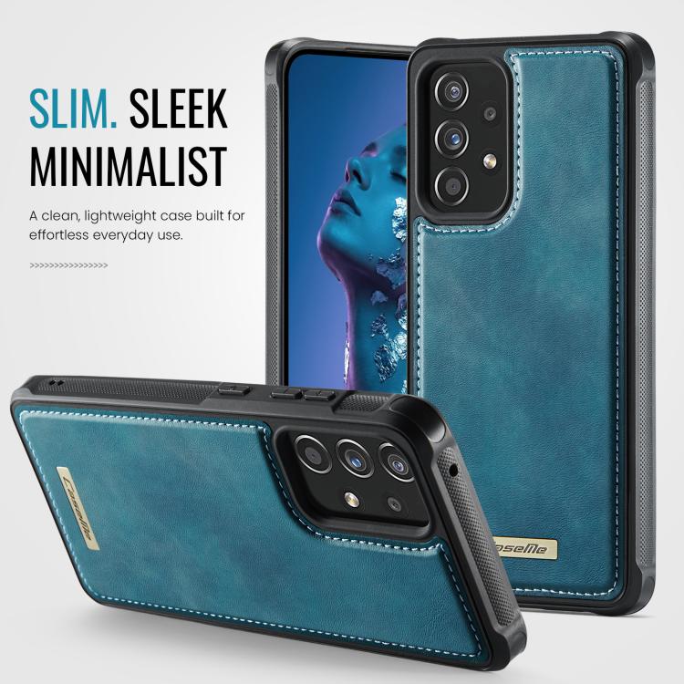 For Samsung Galaxy A53 5G CaseMe C69 Series Magnetic Vegan Leather Back Phone Case