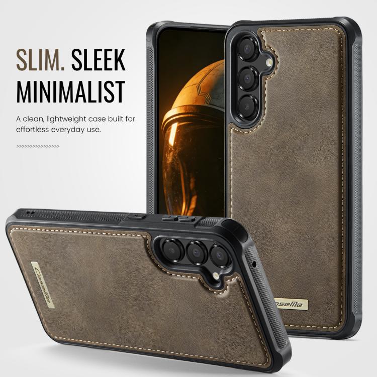 For Samsung Galaxy A54 5G CaseMe C69 Series Magnetic Vegan Leather Back Phone Case