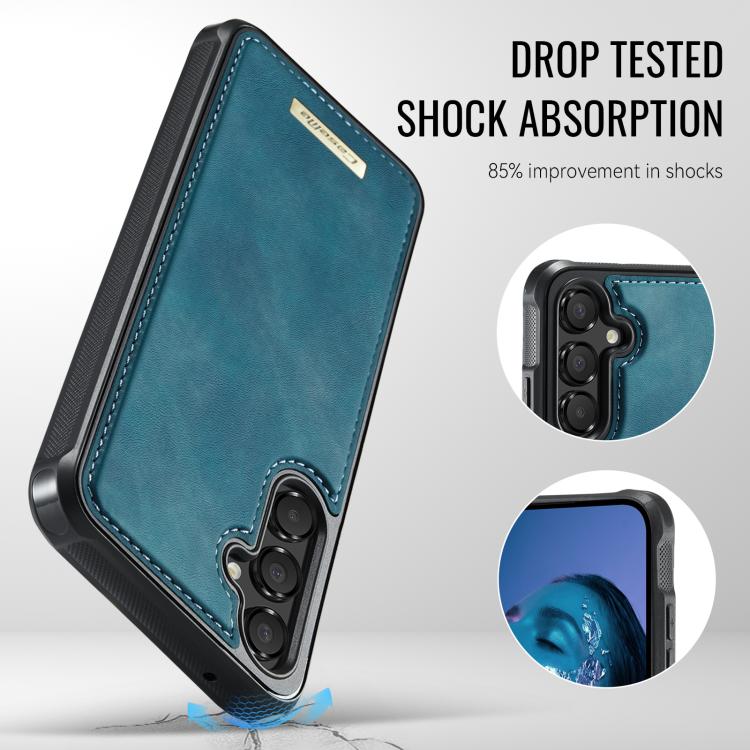 For Samsung Galaxy A54 5G CaseMe C69 Series Magnetic Vegan Leather Back Phone Case