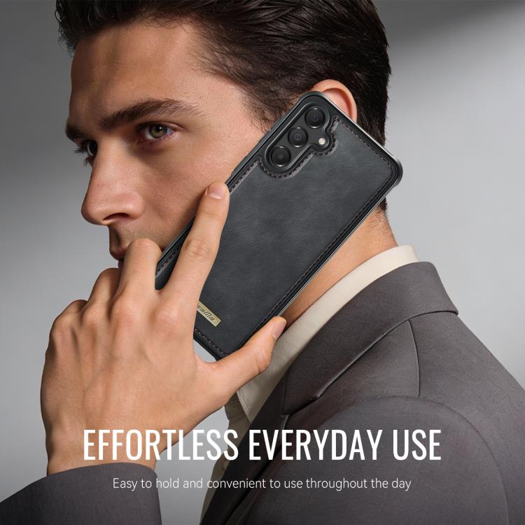 For Samsung Galaxy A55 5G / A35 5G CaseMe C69 Series Magnetic Vegan Leather Back Phone Case