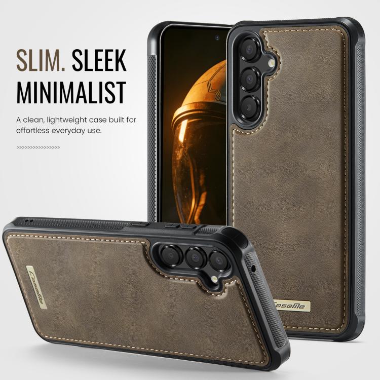 For Samsung Galaxy A55 5G / A35 5G CaseMe C69 Series Magnetic Vegan Leather Back Phone Case