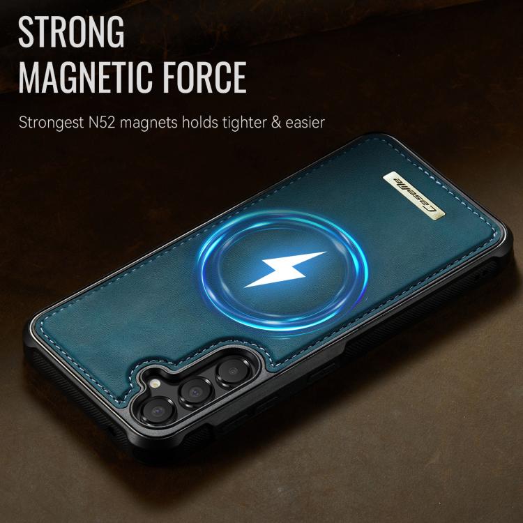 For Samsung Galaxy A55 5G / A35 5G CaseMe C69 Series Magnetic Vegan Leather Back Phone Case