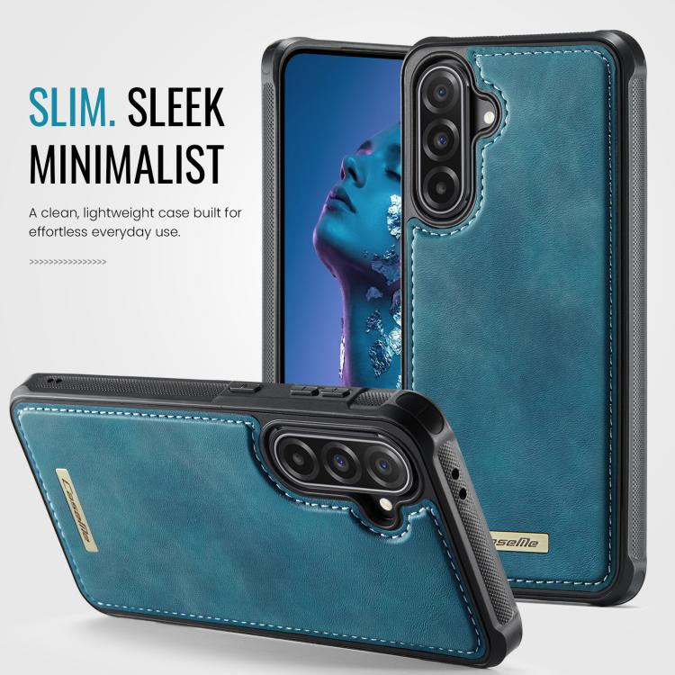 For Samsung Galaxy A56 5G CaseMe C69 Series Magnetic Vegan Leather Back Phone Case