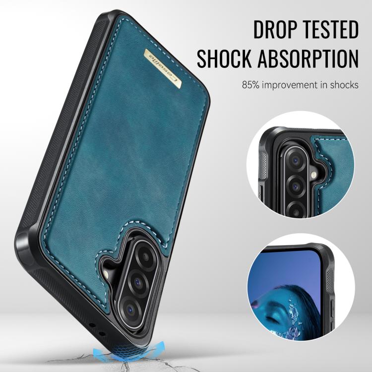 For Samsung Galaxy A56 5G CaseMe C69 Series Magnetic Vegan Leather Back Phone Case