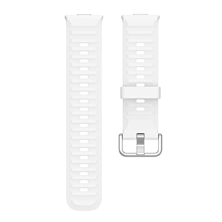 For Huawei Watch Fit 5 / Fit 5 Pro Wave Texture Solid Color Silicone Watch Band