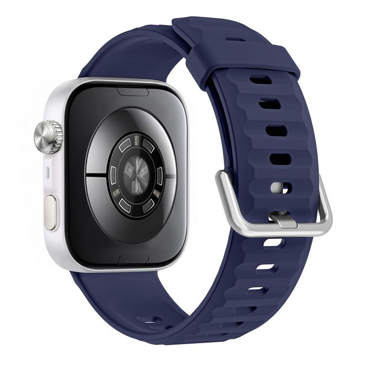 For Huawei Watch Fit 5 / Fit 5 Pro Wave Texture Solid Color Silicone Watch Band