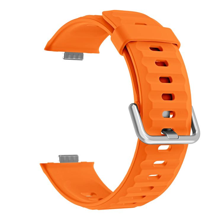 For Huawei Watch Fit 5 / Fit 5 Pro Wave Texture Solid Color Silicone Watch Band