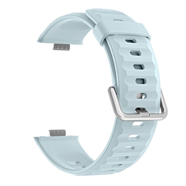 For Huawei Watch Fit 5 / Fit 5 Pro Wave Texture Solid Color Silicone Watch Band
