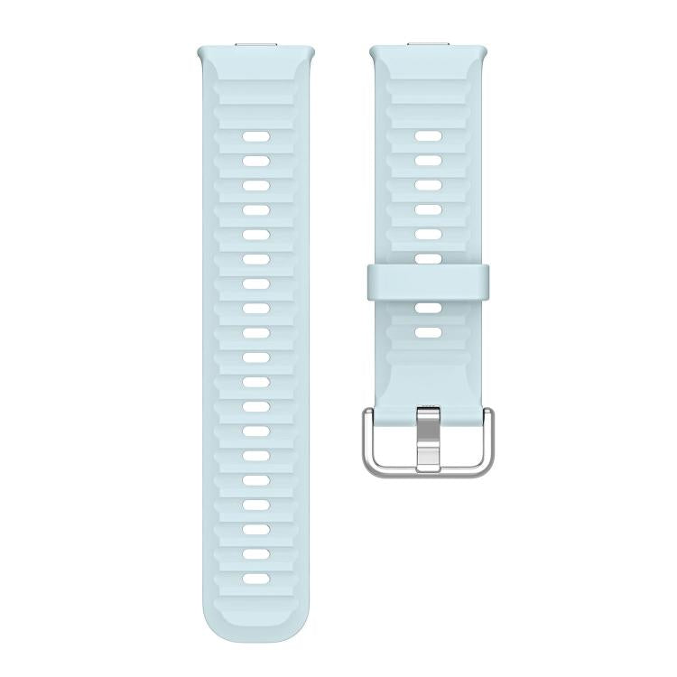 For Huawei Watch Fit 5 / Fit 5 Pro Wave Texture Solid Color Silicone Watch Band