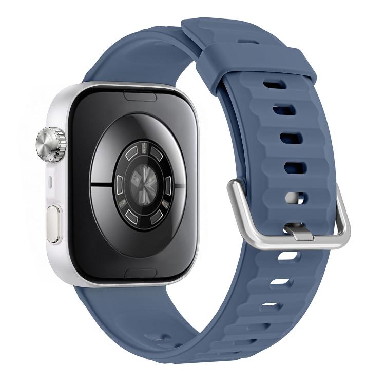 For Huawei Watch Fit 5 / Fit 5 Pro Wave Texture Solid Color Silicone Watch Band