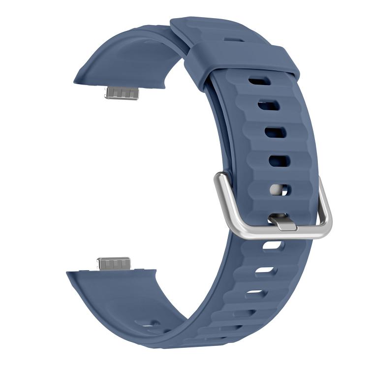 For Huawei Watch Fit 5 / Fit 5 Pro Wave Texture Solid Color Silicone Watch Band