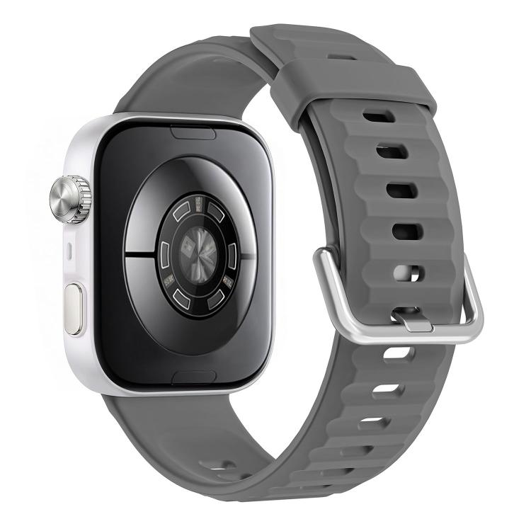 For Huawei Watch Fit 5 / Fit 5 Pro Wave Texture Solid Color Silicone Watch Band