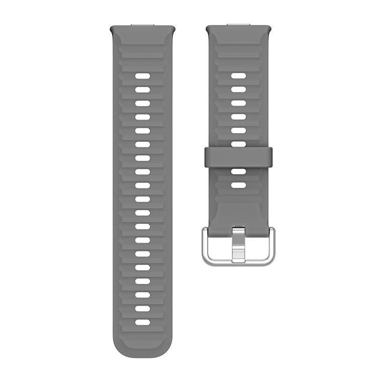 For Huawei Watch Fit 5 / Fit 5 Pro Wave Texture Solid Color Silicone Watch Band