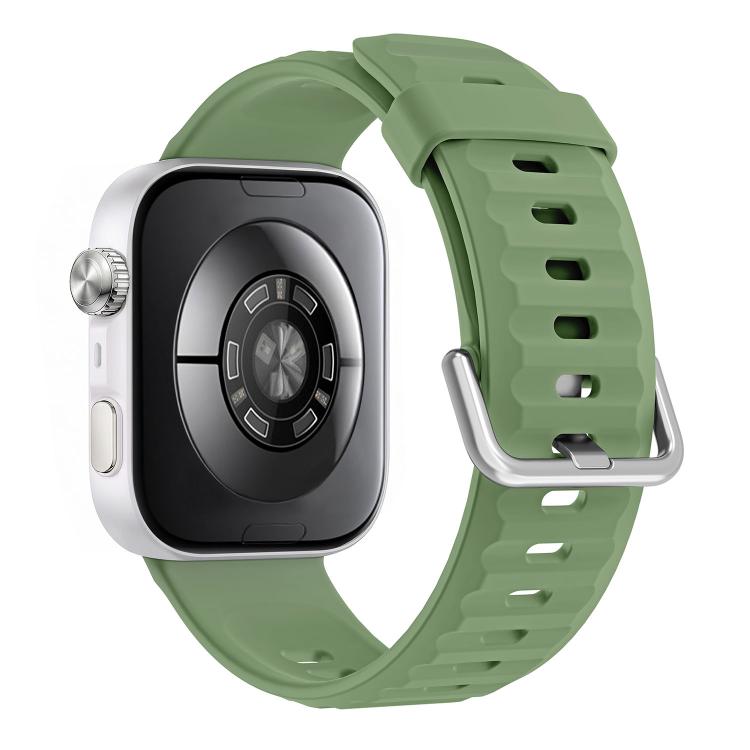 For Huawei Watch Fit 5 / Fit 5 Pro Wave Texture Solid Color Silicone Watch Band
