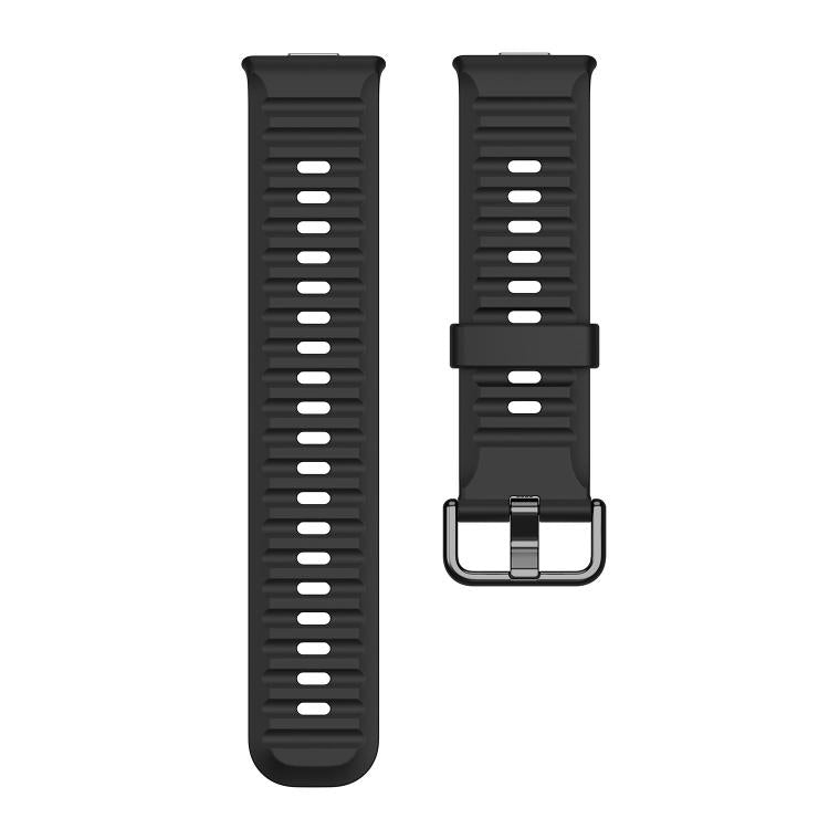 For Huawei Watch Fit 5 / Fit 5 Pro Wave Texture Solid Color Silicone Watch Band