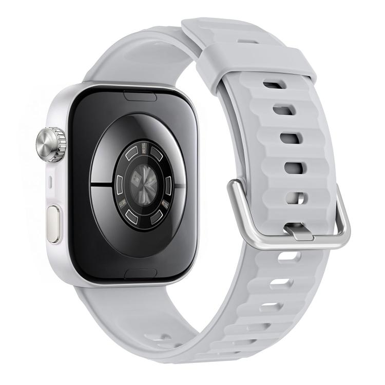 For Huawei Watch Fit 5 / Fit 5 Pro Wave Texture Solid Color Silicone Watch Band