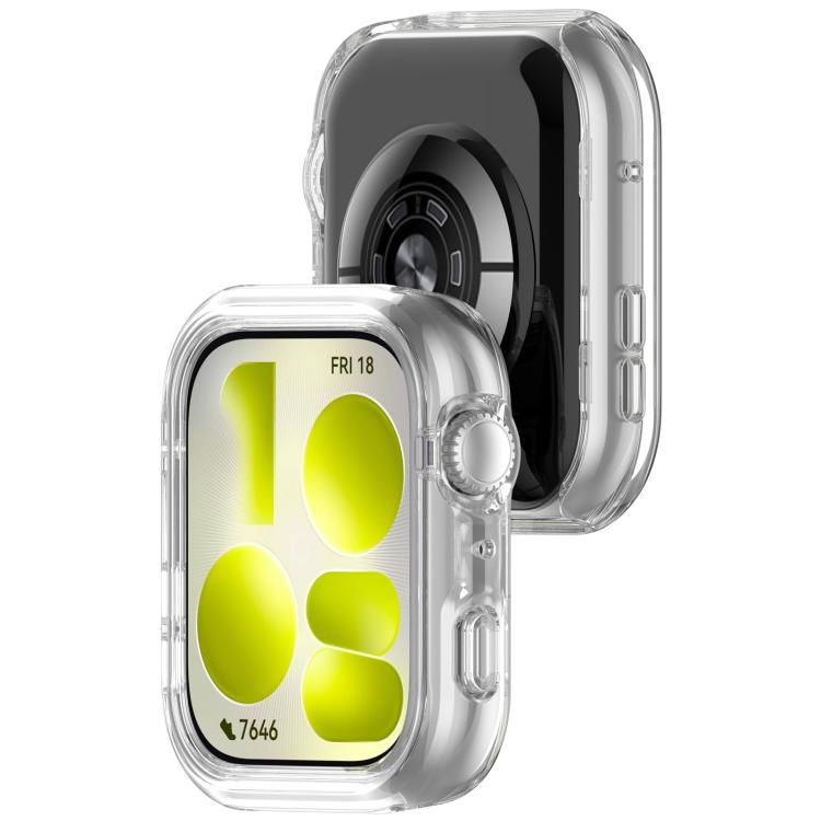 For Huawei Watch Fit 5 Pro Half Coverage Hollow PC Watch Protective Case