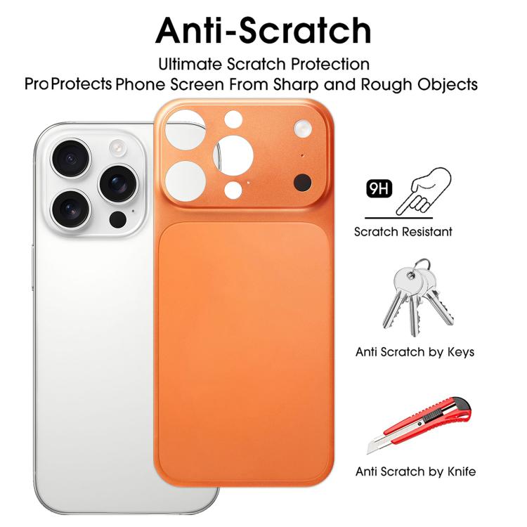 For iPhone 14 Pro Max Instantly Transform Into 17 Pro Series Ultra-Thin Frosted PET Back Cover