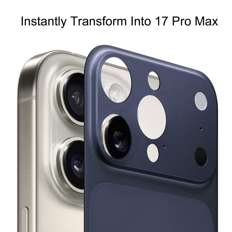 For iPhone 13 Pro Max Instantly Transform Into 17 Pro Series Ultra-Thin Frosted PET Back Cover