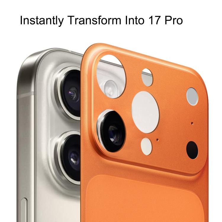 For iPhone 16 Pro Instantly Transform Into 17 Pro Series Ultra-Thin Frosted PET Back Cover