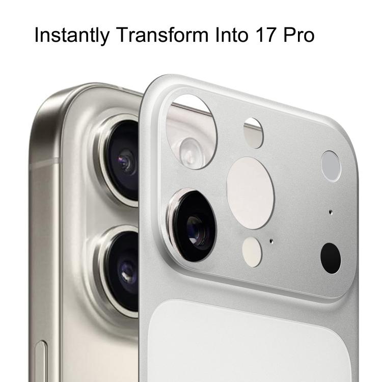 For iPhone 14 Pro Instantly Transform Into 17 Pro Series Ultra-Thin Frosted PET Back Cover