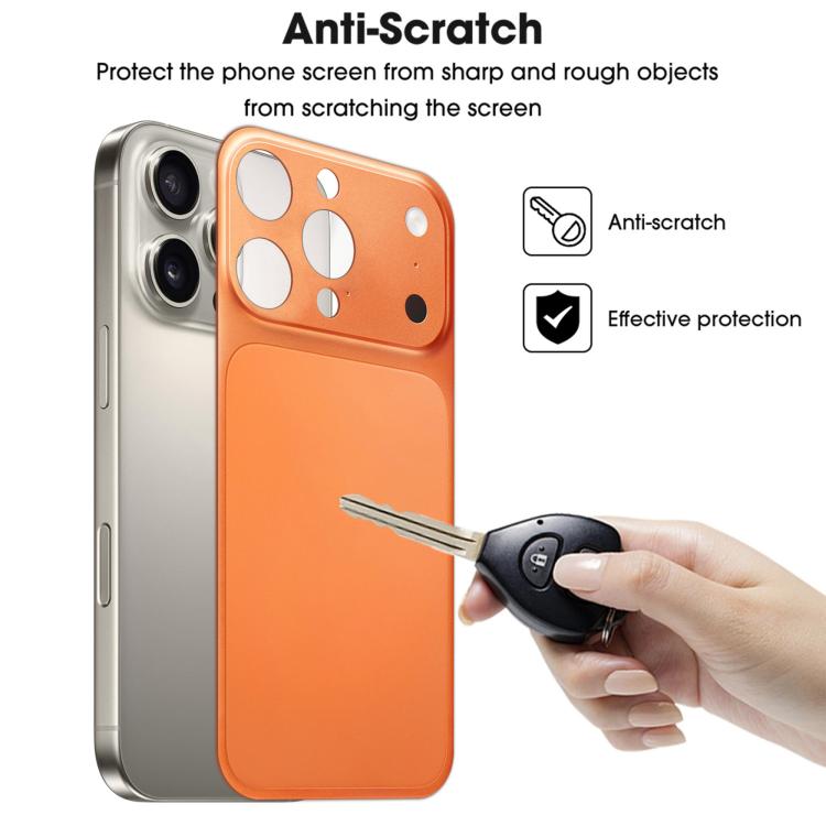 For iPhone 13 Pro Instantly Transform Into 17 Pro Series Ultra-Thin Frosted PET Back Cover