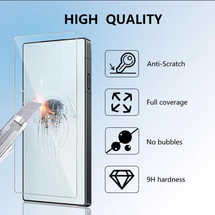 For TCL K70 5G Kalebol 10pcs High-Aluminum Semi-Screen Anti-Fingerprint HD Tempered Glass Film