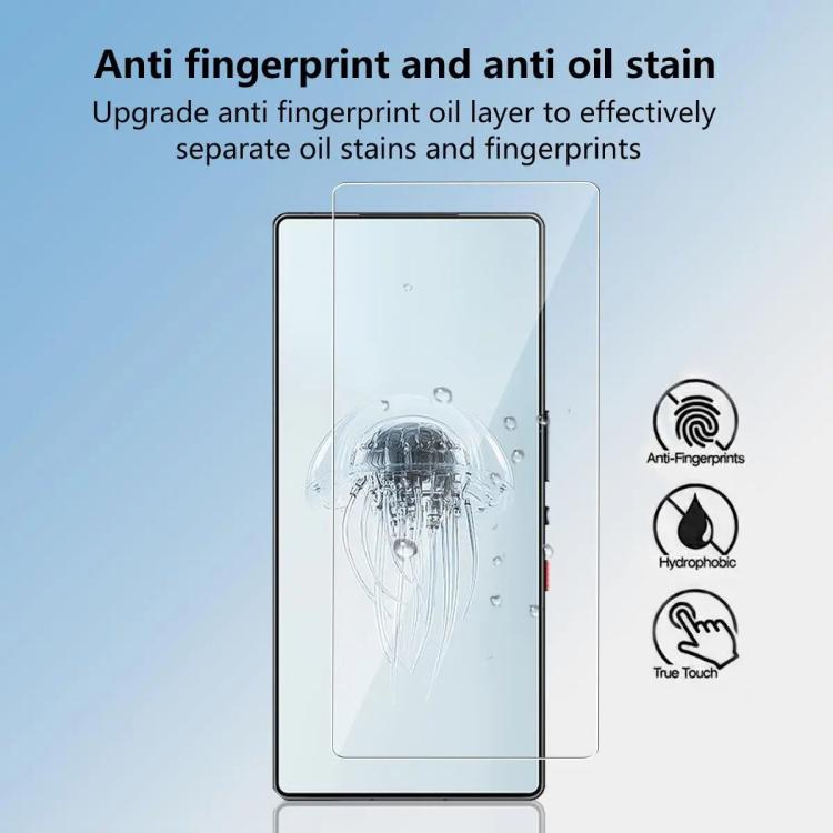 For TCL K70 5G Kalebol 10pcs High-Aluminum Semi-Screen Anti-Fingerprint HD Tempered Glass Film