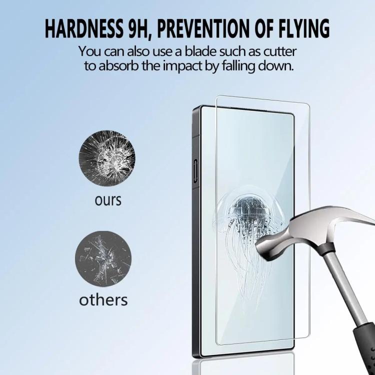 For TCL K70 5G Kalebol 10pcs High-Aluminum Semi-Screen Anti-Fingerprint HD Tempered Glass Film