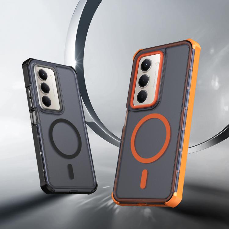 For Redmi 15 5G Global / 15 4G SEA 169.5mm Skin Feel Semi-transparent Frosted Magnetic Four-Corner Shockproof Phone Case