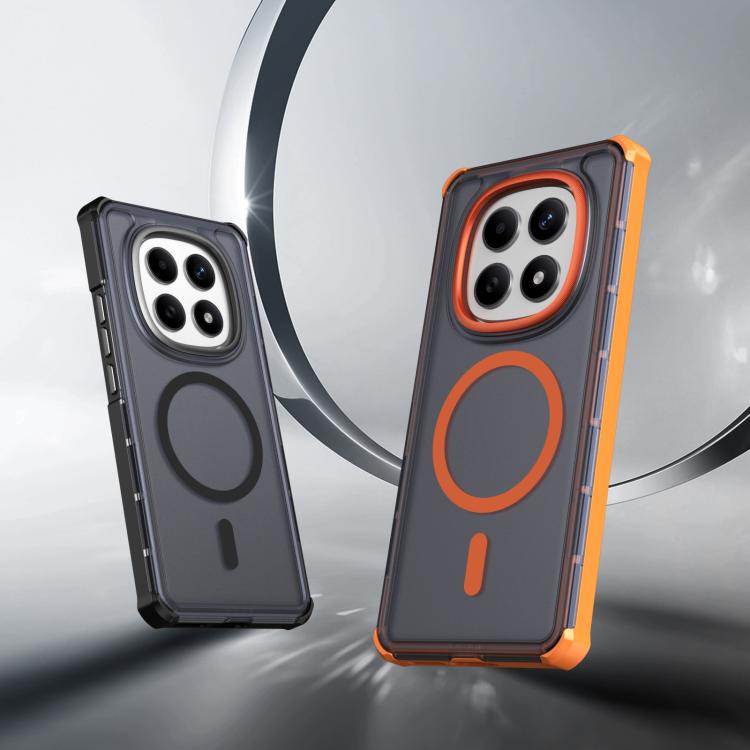 For Redmi Note 15 4G / 5G Global 164mm Skin Feel Semi-transparent Frosted Magnetic Four-Corner Shockproof Phone Case