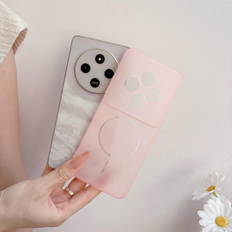 For Xiaomi Redmi 14C 5G Ultra-thin Magnetic Semi-transparent Frosted TPU Shockpoof Phone Case