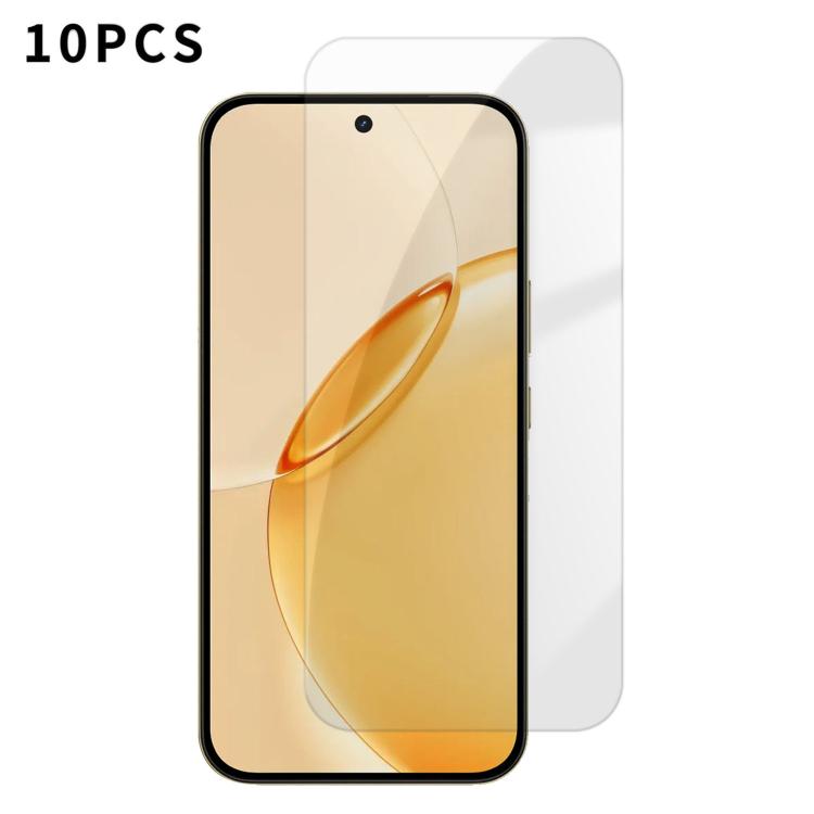 For Realme 16 Pro Kalebol 10pcs High-Aluminum Semi-Screen Anti-Fingerprint HD Tempered Glass Film