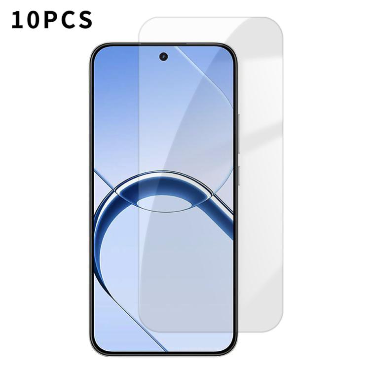 For Realme 16 Kalebol 10pcs High-Aluminum Semi-Screen Anti-Fingerprint HD Tempered Glass Film