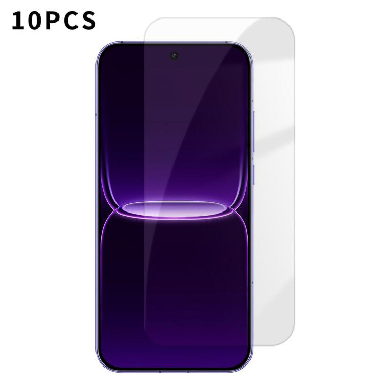 For Realme Neo8 Kalebol 10pcs High-Aluminum Semi-Screen Anti-Fingerprint HD Tempered Glass Film