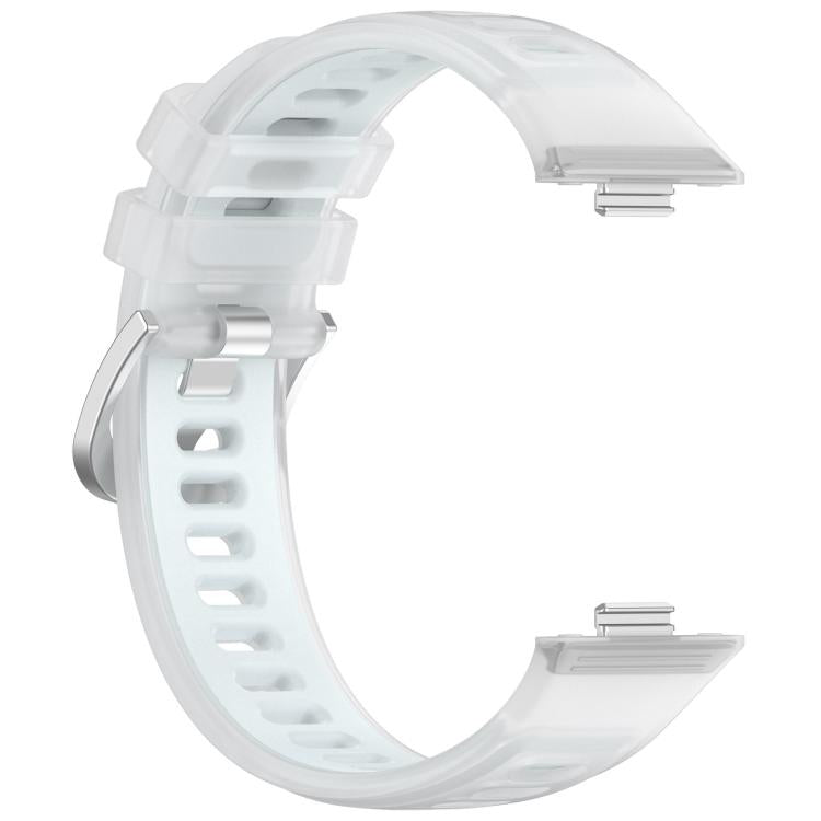 For Huawei Watch Fit 5 / Fit 5 Pro / Fit 4 Translucent Jelly Silicone Watch Band